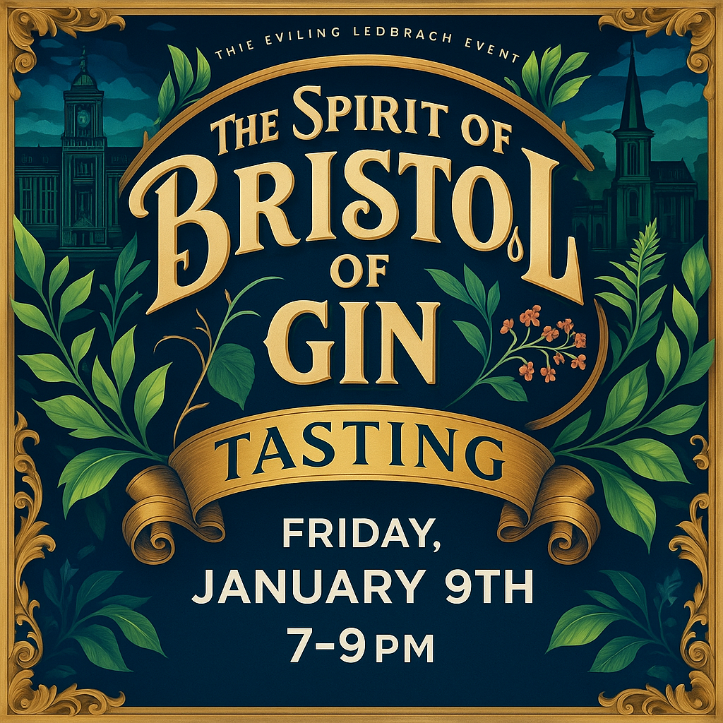 The Spirit of Bristol Gin Tasting - Friday 9th January 7-9 pm