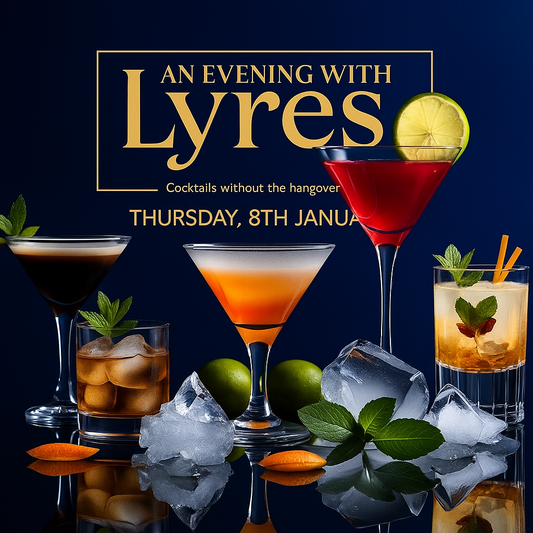 An Evening alcohol-free mixology from Lyre's - Thursday 8th January 7-9pm