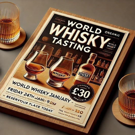 World Whisky Tasting - Friday 24th January  7-9 pm