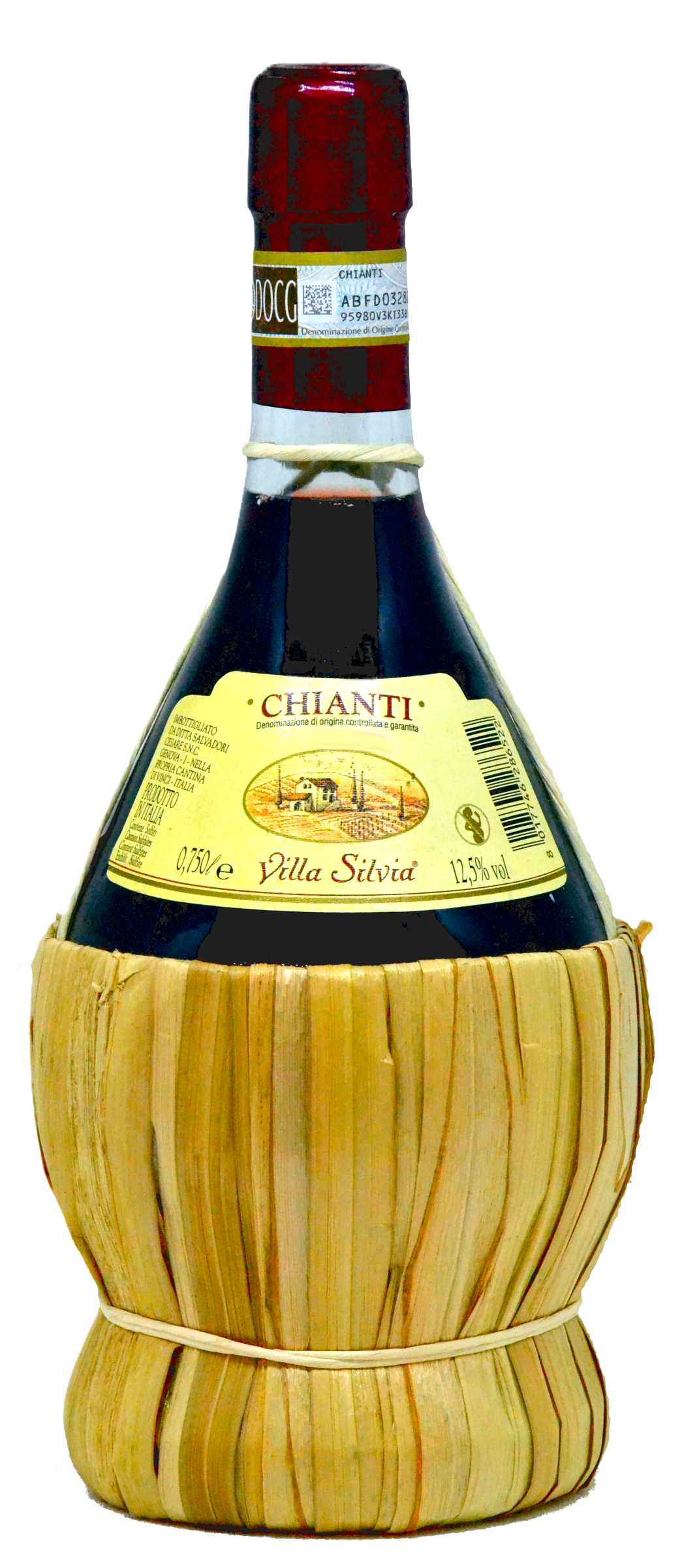 Botter Chianti Wicker Flask Italian red wine