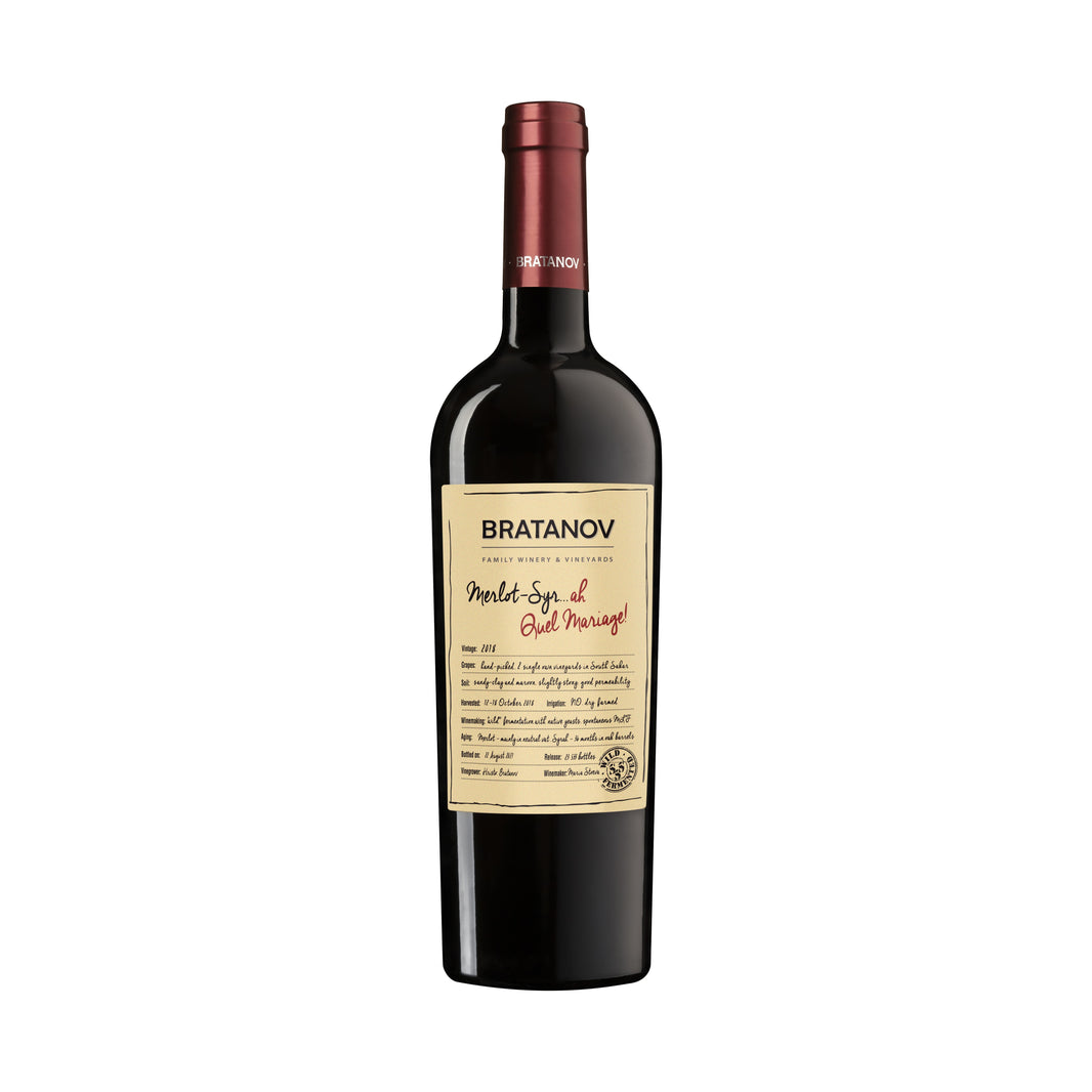 Bratanov Merlot & Syrah Quel Mariage – Thracian Valley, Bulgaria