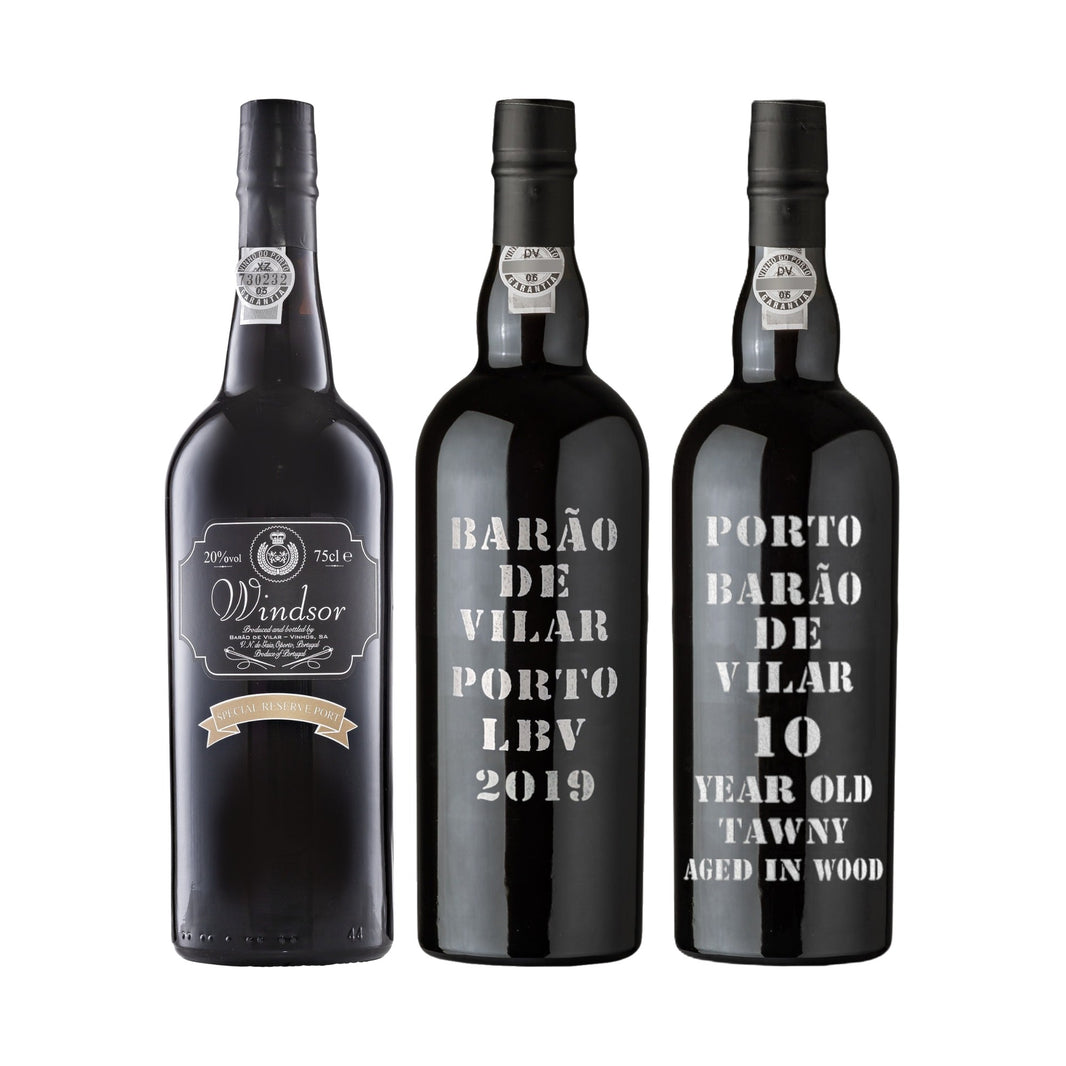 Christmas Port Gift Set: 3 x 75cl bottles of Port