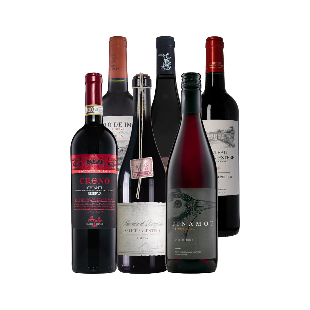 Christmas Red Wine Case: 6 bottle case
