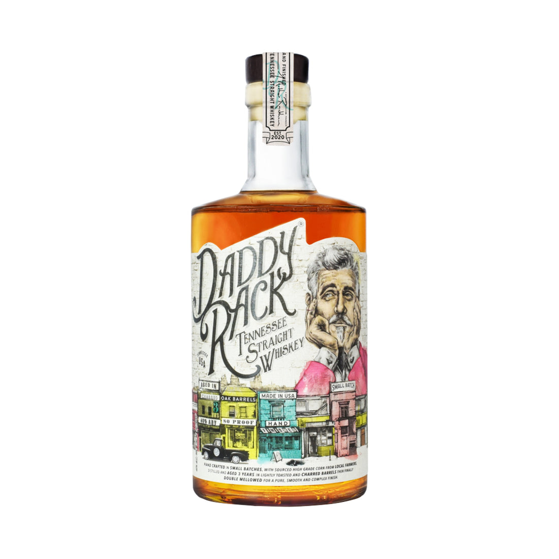 Daddy Rack Tennessee Straight Bourbon Whiskey – Tennessee, United States