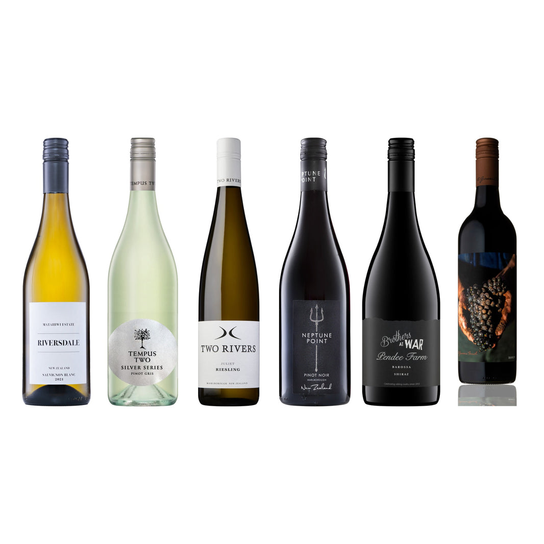 Explore Australia & New Zealand Wine Case – 6 bottle mixed case