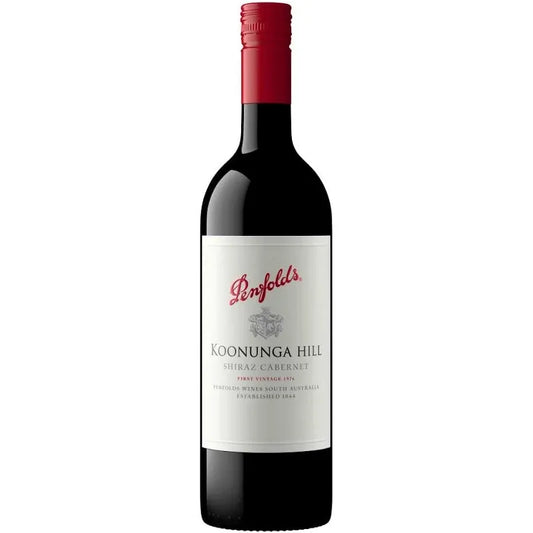 Penfolds Koonunga Hill 76 Shiraz & Cabernet Sauvignon – Wine bottle shot