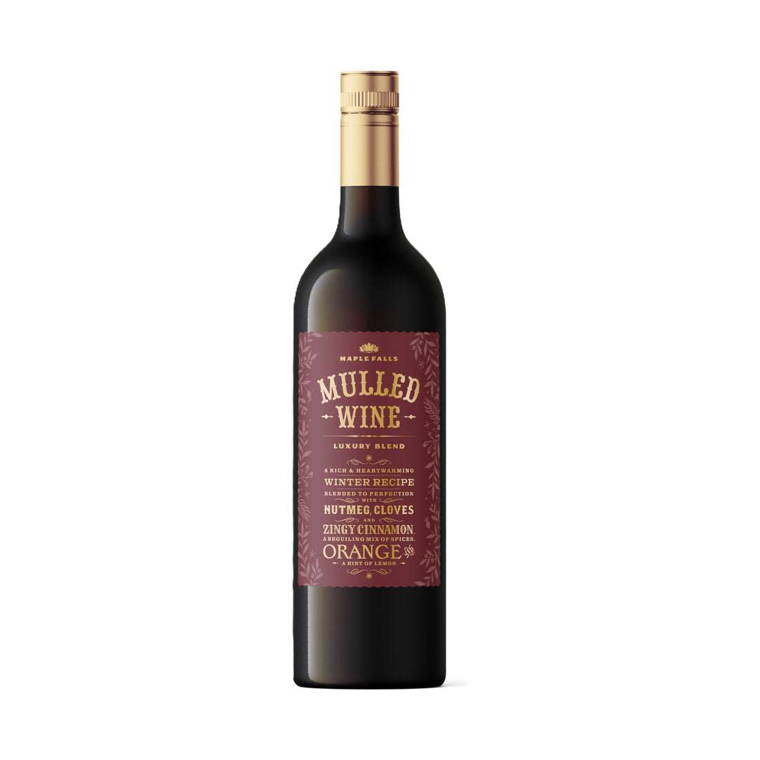 Maple Falls Mulled Wine 75cl bottle