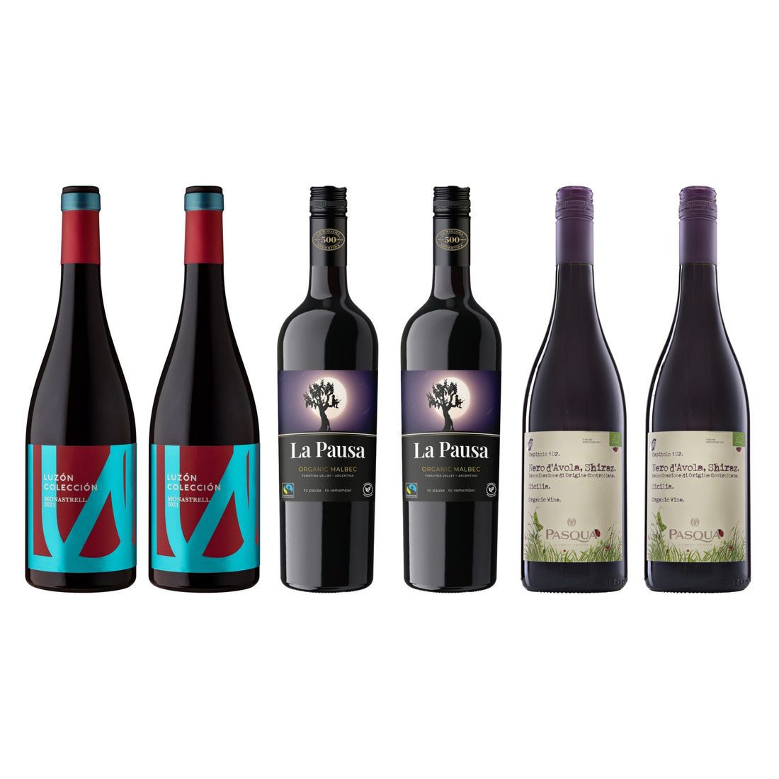 Organic Red Wine Case – 6 bottle mixed case