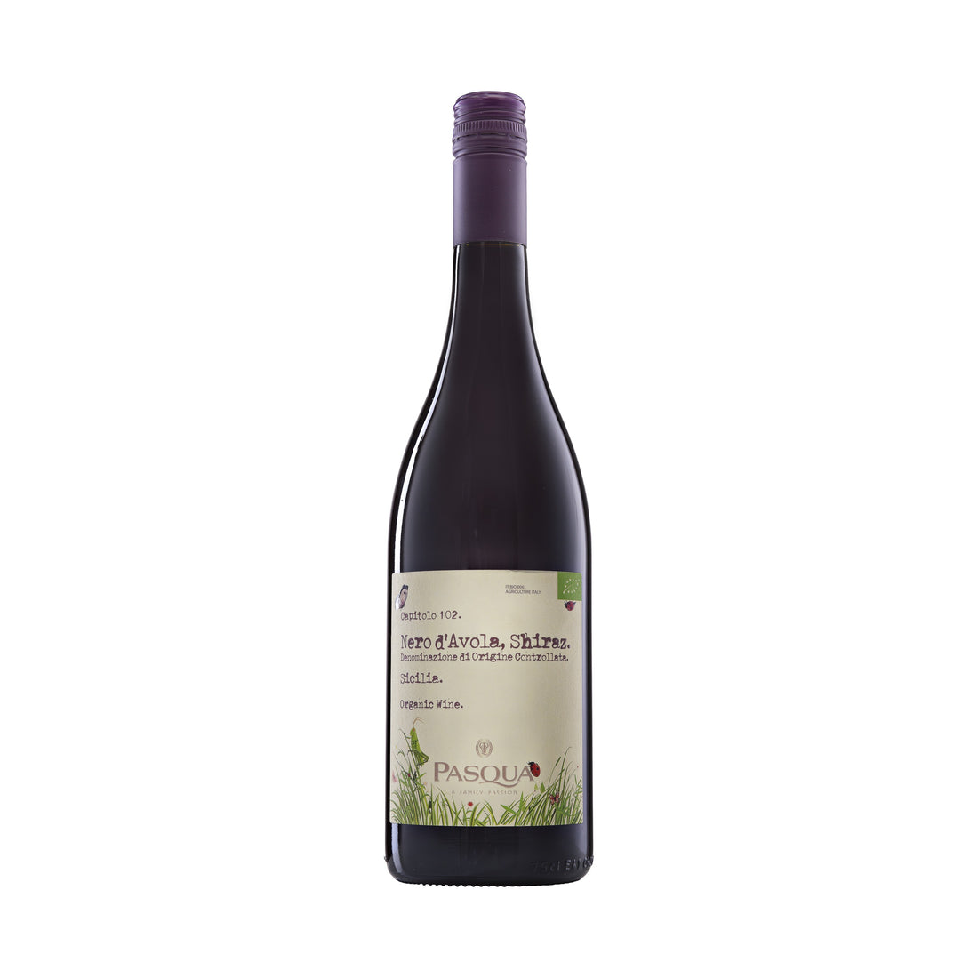 Pasqua Le Collezioni Nero d`Avola Shiraz Organic – Sicily, Italy