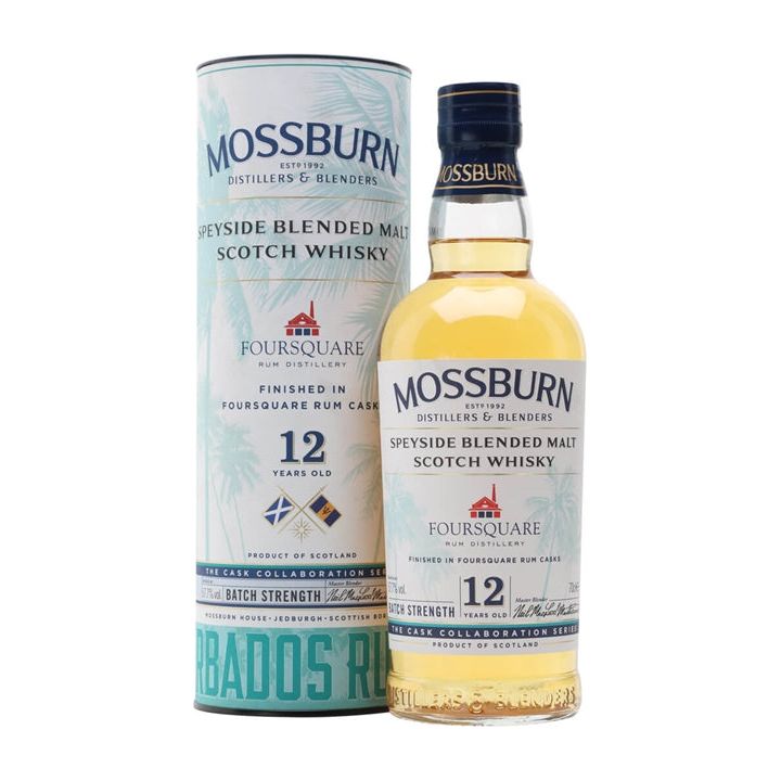 Mossburn 12 Year Old Speyside Single Malt aged in Foursquare Casks Whiskey