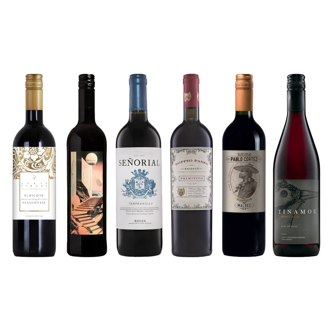 Vegan Red Wine Case – 6 bottle mixed case